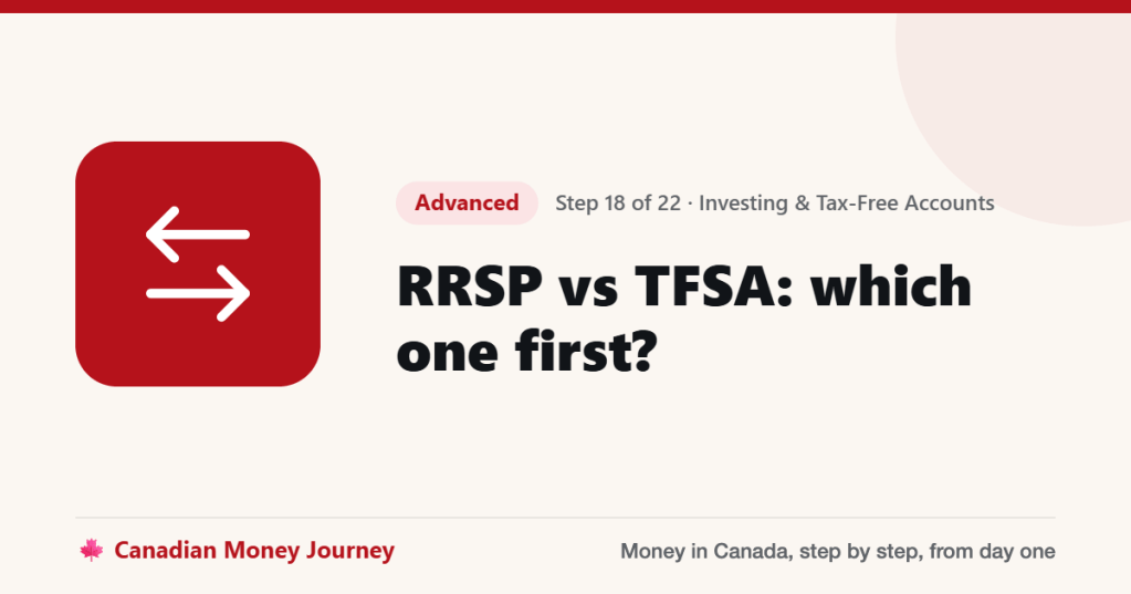 RRSP vs TFSA: which one first?