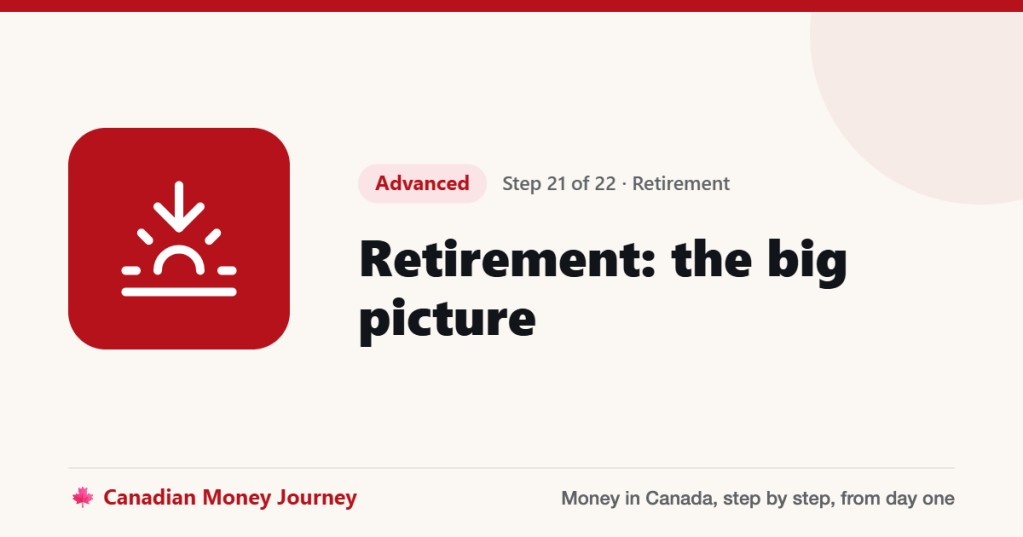 Retirement: the big picture