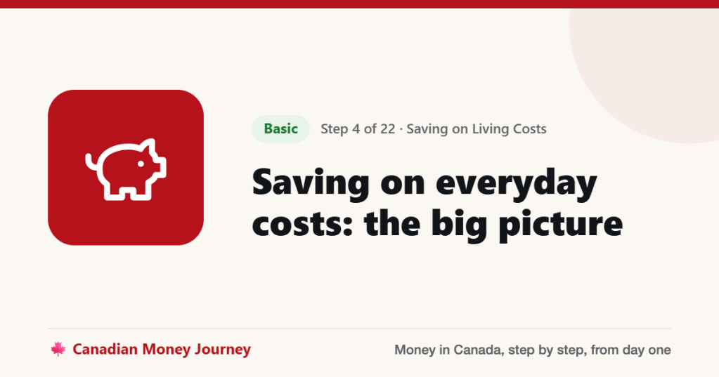 Saving on everyday costs: the big&nbsp;picture