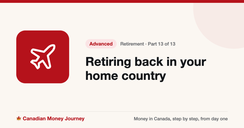 Retiring back in your home country