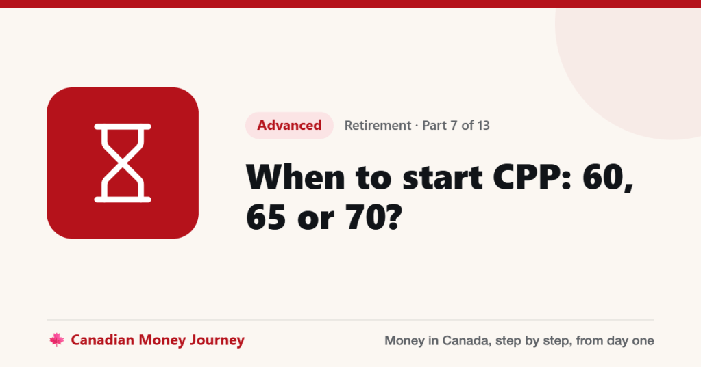 When to start CPP: 60, 65 or 70?